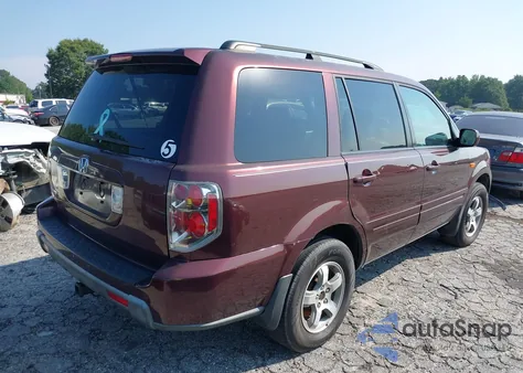 2007 Honda Pilot Ex-L from USA, damaged, VIN 5FNYF28617B034997